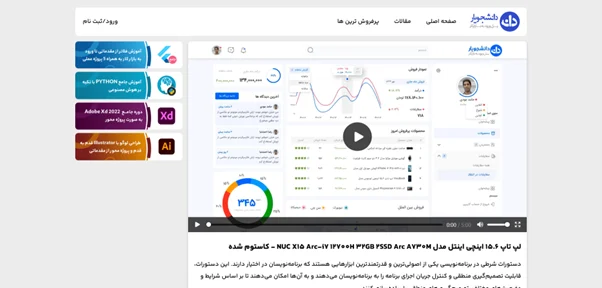ساخت یک وب&zwnj;سایت ساده برای نمایش اطلاعات شخصی