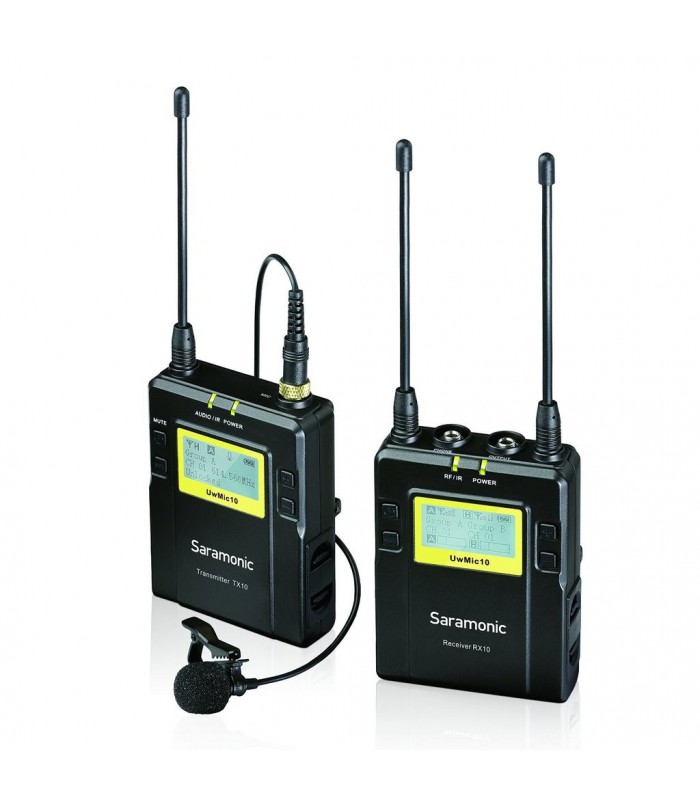 برسی Saramonic UWMIC10 96-Channel Digital UHF Wireless Lavalier Microphone System