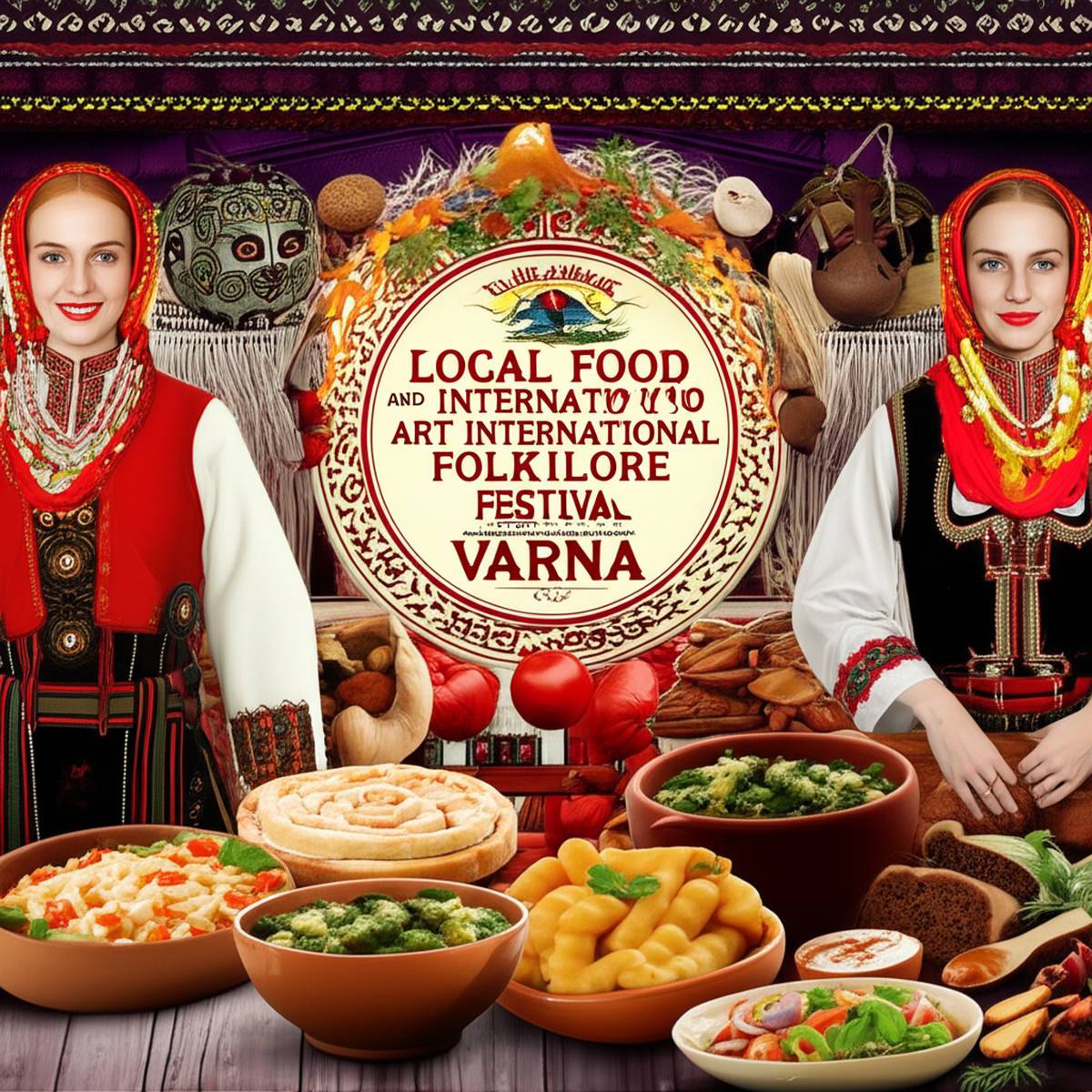غذای محلی و هنر بوگارس International Folklore Festival Varna
