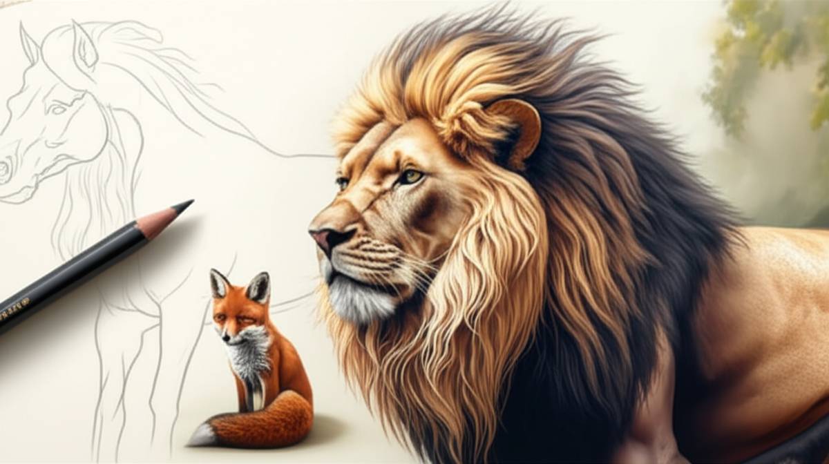 آموزش نقاشی مرحله به مرحله حیوانات | خلاصه کتاب زهرا محمدپور