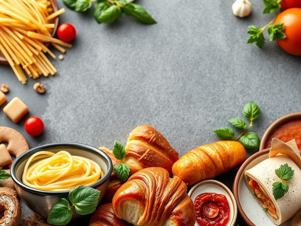 دستورهای غذاهای ایتالیایی، فرانسوی و آسیایی